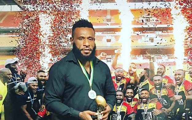 PNG Hunters' Players' Player of the Year Rahdly Brawa is leaving the club.