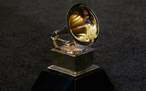 The trophy of the Grammy Awards in Los Angeles in 2007.