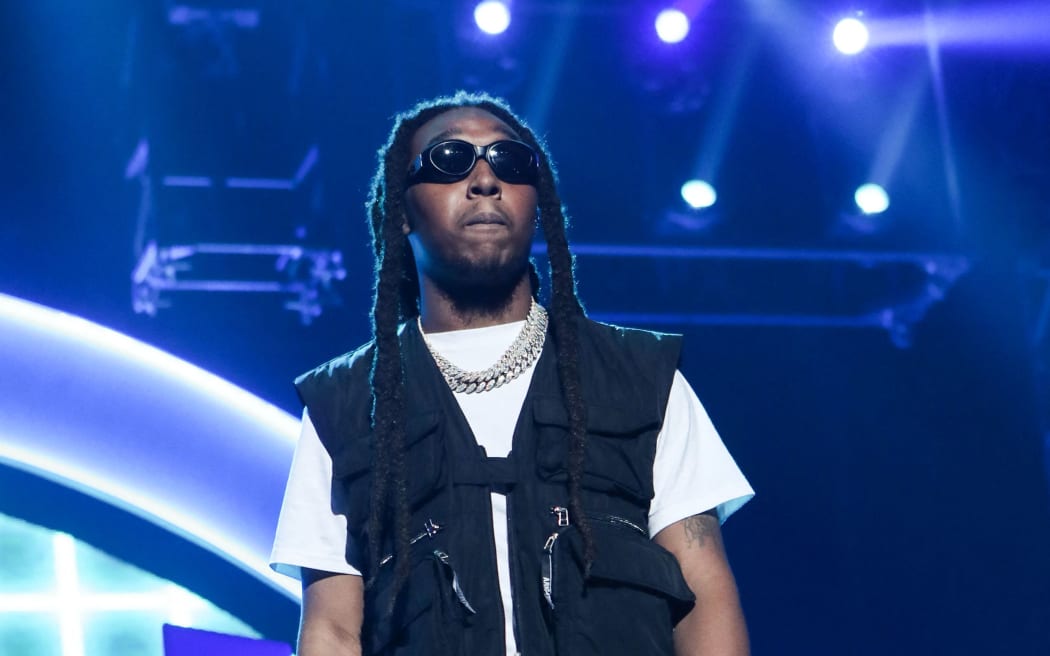 American rapper Takeoff (Kirshnik Khari Ball) of hip hop trio Migos performs at the 7th Annual BET Experience At L.A. LIVE Presented By Coca-Cola - Day 3 held at Staples Center on June 22, 2019 in Los Angeles, California.