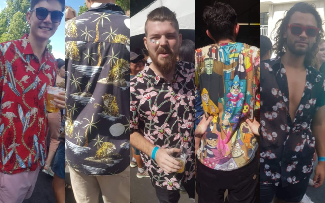 Festive shirts at Laneway 2019