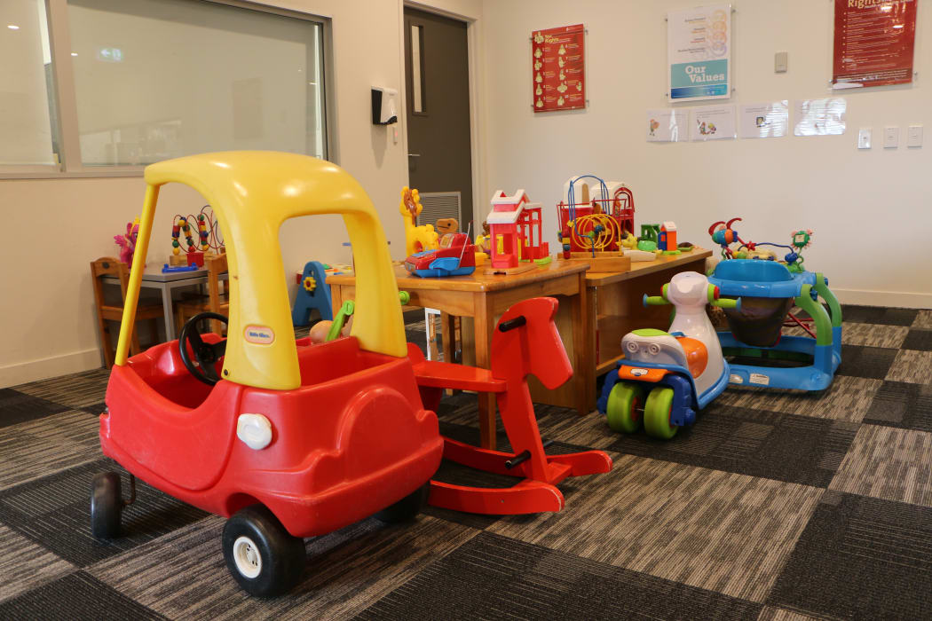 Mangere Refugee Resettlement Centre's waiting area for patients also provides toys for children.