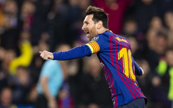 Lionel Messi scored twice in Barcelona's demolition of Manchester United.