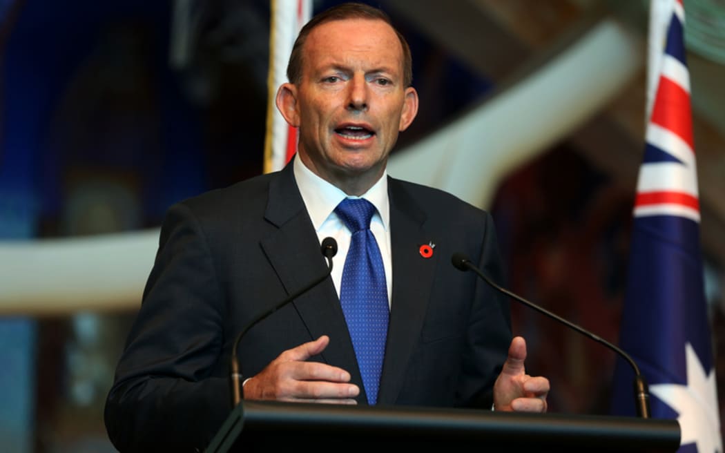 Australian Prime Minister Tony Abbott.