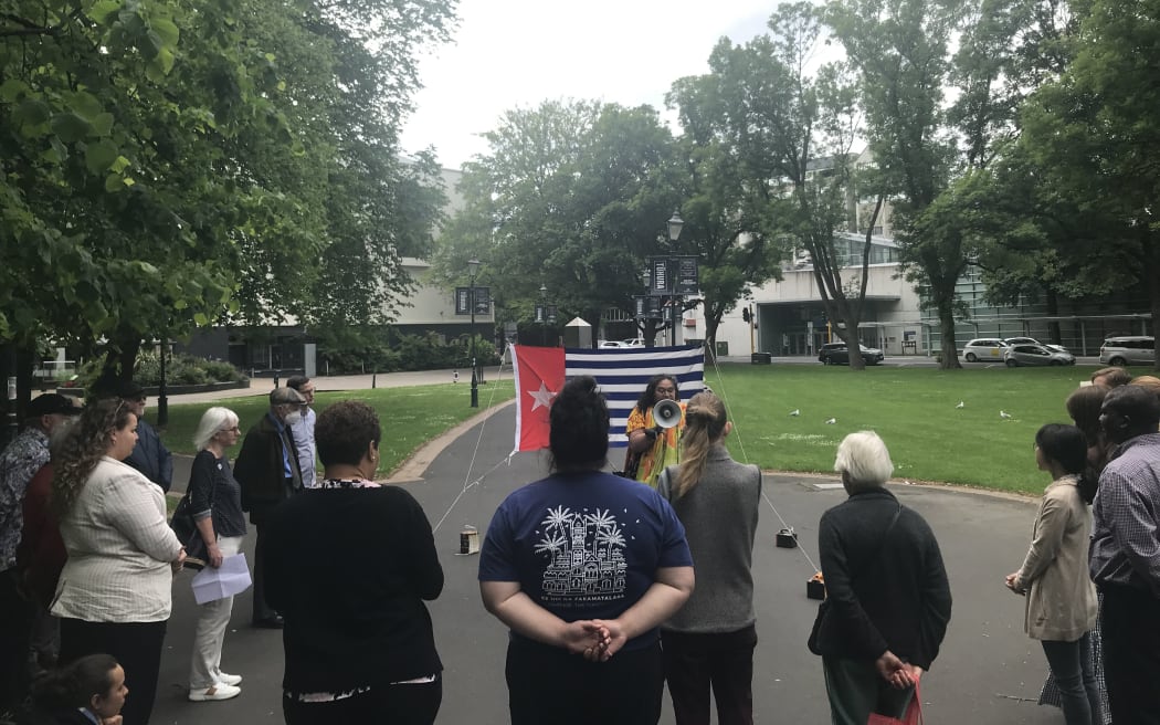 Free West Papua Activists in Dunedin.