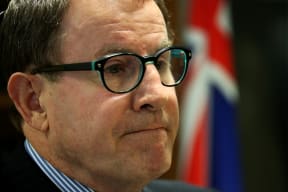 John Banks announcing he will stand down as ACT leader.