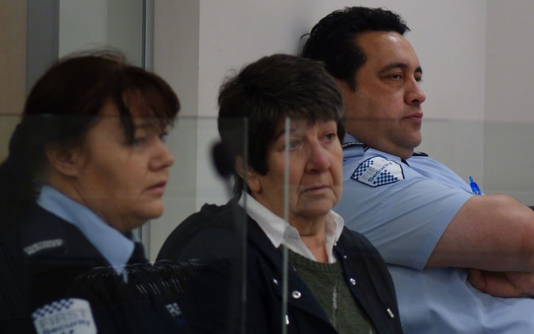 Yvonne Cash was been accused of defrauding vulnerable people at her sentencing at the Auckland District Court.
