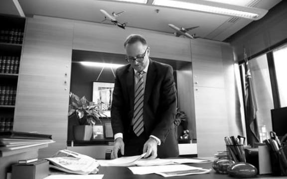 A behind the scenes look at the Prime Minister John Key and Finance Minister Bill English getting ready for  Budget 2016 on Thursday 26 May 2016.