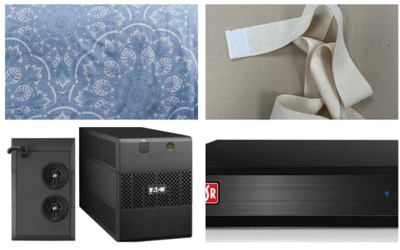A hard drive, power back up unit, duvet cover and strap were among the items they want to find.