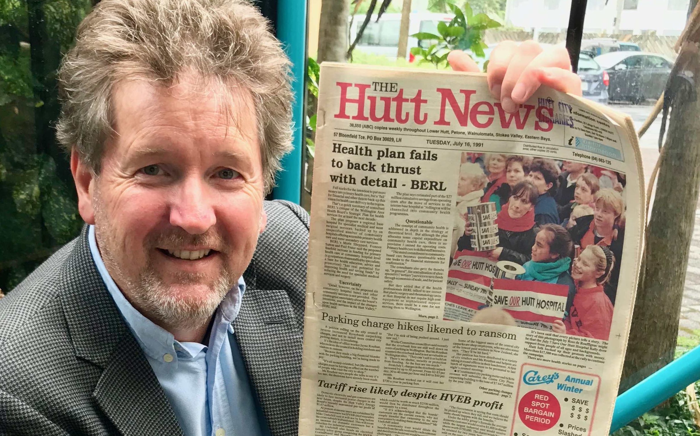 Hutt City councillor and former Hutt News editor Simon Edwards