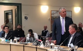 John Tamihere addresses Auckland Council.