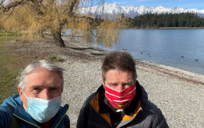 Gisborne doctors stranded in Queenstown, consultant respiratory physician Dr Peter Brown, left, and consultant cardiologist Dr Tim Roberts.