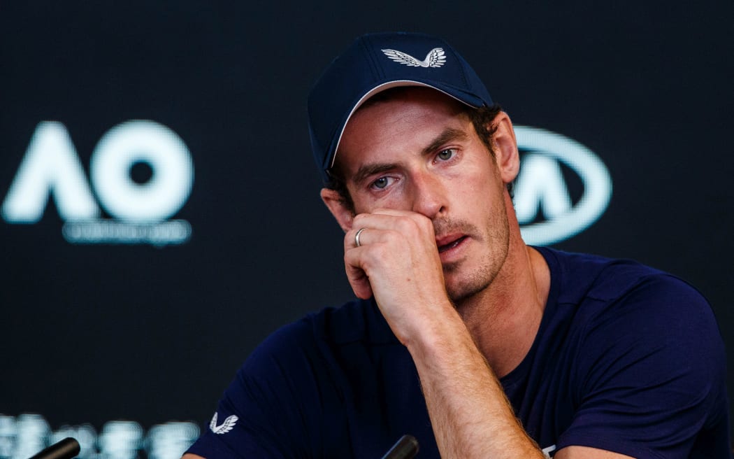 British tennis star Andy Murray gives an emotional press conference at the Australian open.