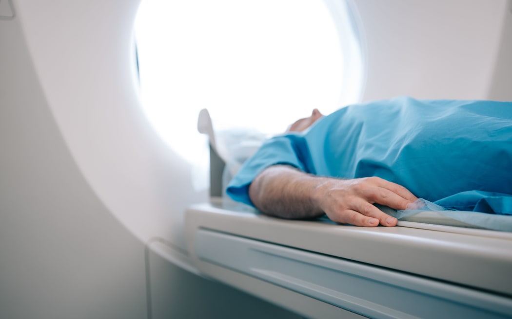 A patient has a CT scan