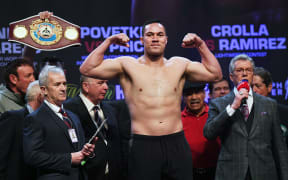 Joseph Parker weighs in for Anthony Joshua fight.