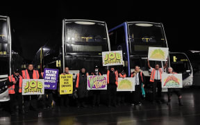 Second day of Auckland bus disruption as drivers continue strike action