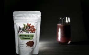 Abalro's Raw Barberry Powder, a product created by three Bayfield High School students.