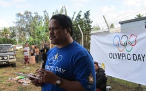 Tonga Sports Association and National Olympic Committee's Takitoa Taumoepeau.